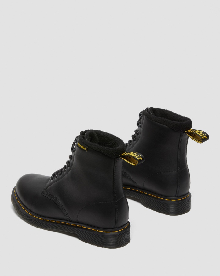 1460 Pascal Warmwair Cizme Din Piele Cu Siret Dr.martens Romania Negru Valor Wp