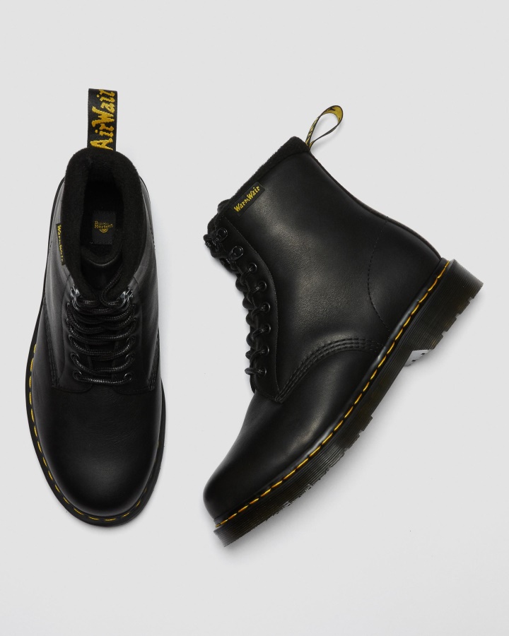 1460 Pascal Warmwair Cizme Din Piele Cu Siret Dr.martens Romania Negru Valor Wp