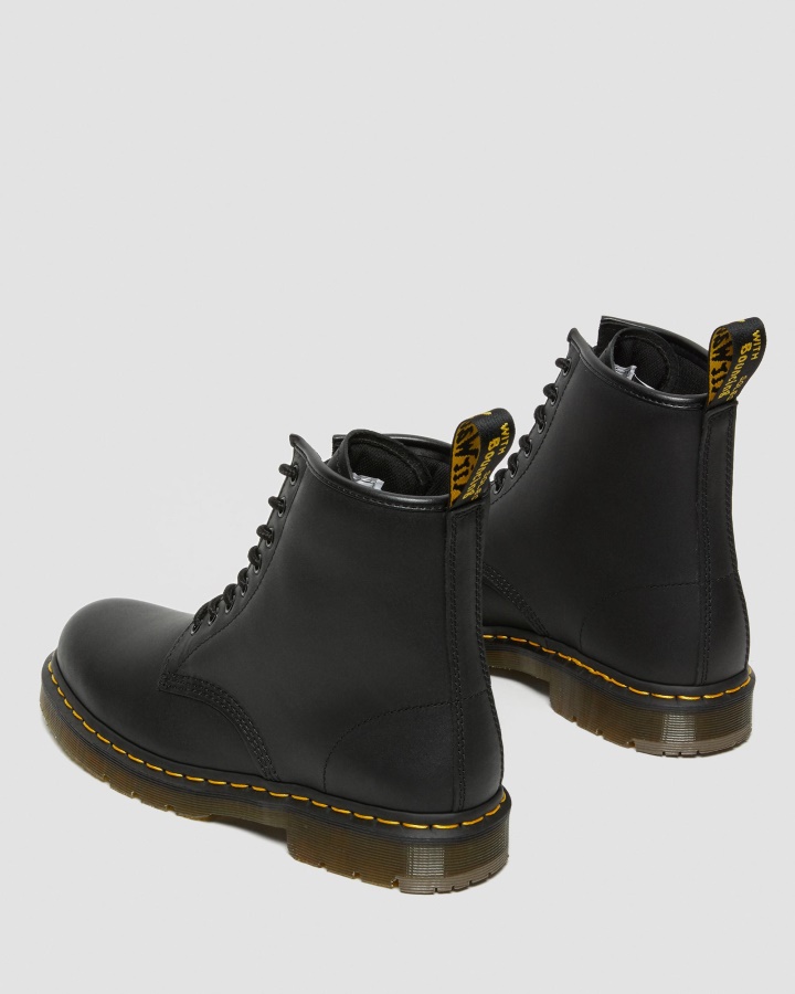 Cizme Negre Industriale Cu șireturi Dr.martens Romania 1460 Din Piele Rezistentă La Alunecare