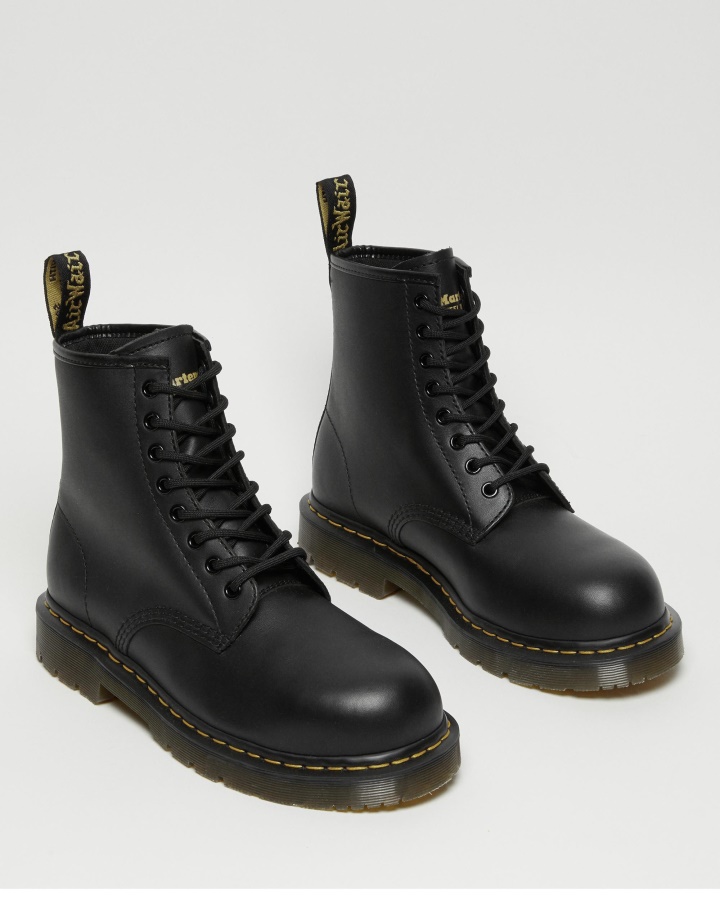 1460 Cizme De Otel Rezistente La Alunecare Dr.martens Romania Negru Industrial Full Grain