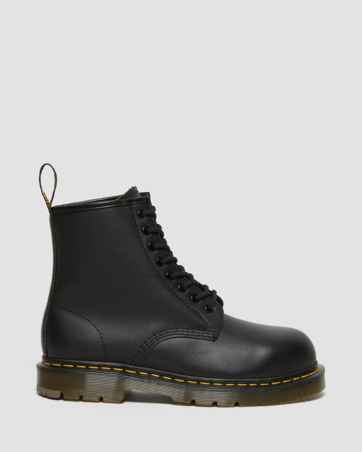 1460 Cizme De Otel Rezistente La Alunecare Dr.martens Romania Negru Industrial Full Grain