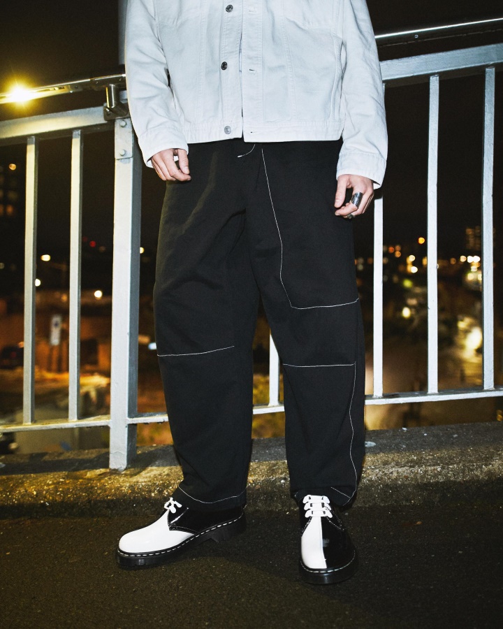 1461 Pantofi Oxford Din Piele Lăcută Tokyo Dr.martens Romania Negru+alb