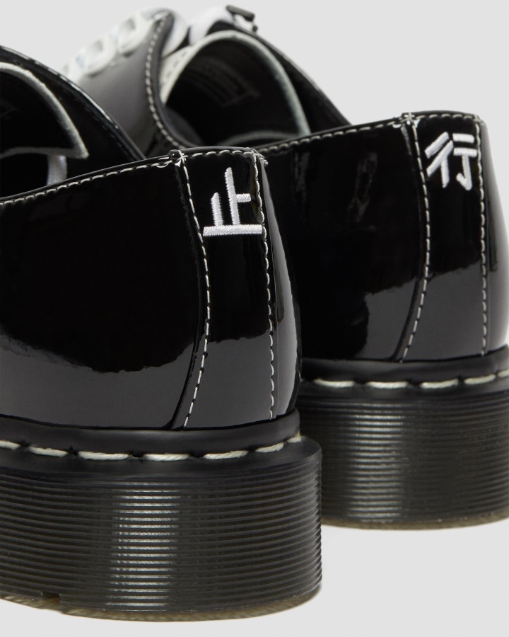 1461 Pantofi Oxford Din Piele Lăcută Tokyo Dr.martens Romania Negru+alb