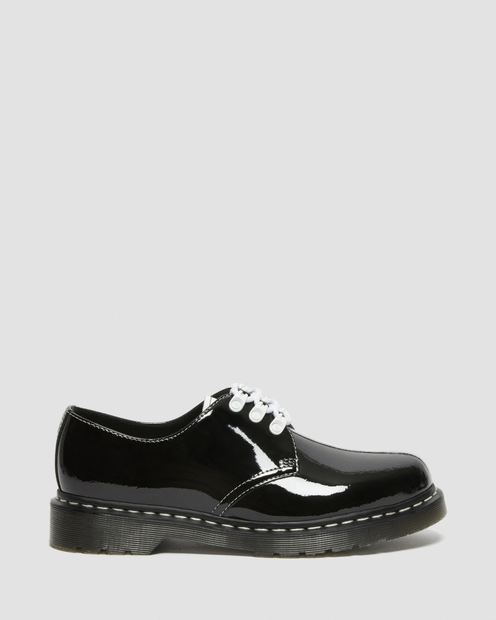 1461 Pantofi Oxford Din Piele Lăcută Tokyo Dr.martens Romania Negru+alb