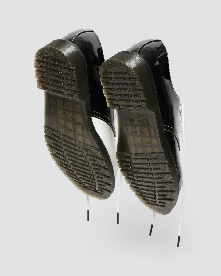 1461 Pantofi Oxford Din Piele Lăcută Tokyo Dr.martens Romania Negru+alb