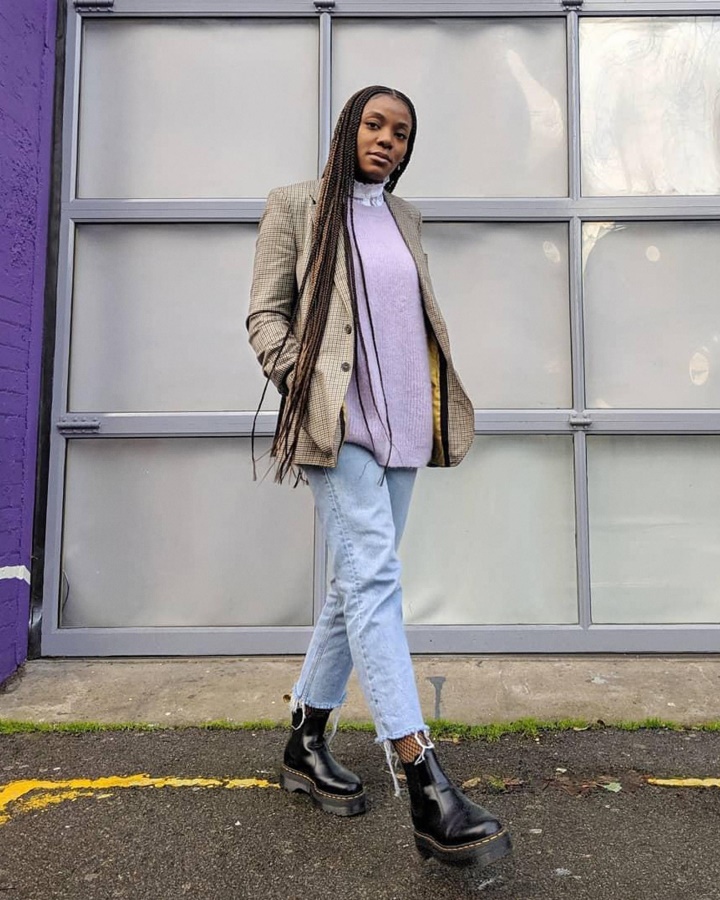 Negru Lustruit Neted Cizme Chelsea Dr.martens Romania 2976 Piele Neteda Platforma