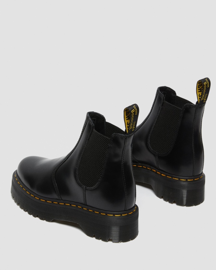 Negru Lustruit Neted Cizme Chelsea Dr.martens Romania 2976 Piele Neteda Platforma