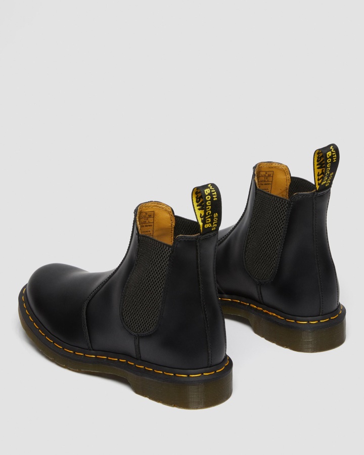 2976 Cusaturi Galbene Piele Neteda Cizme Chelsea Canada Dr.martens Romania Piele Neteda Neagra