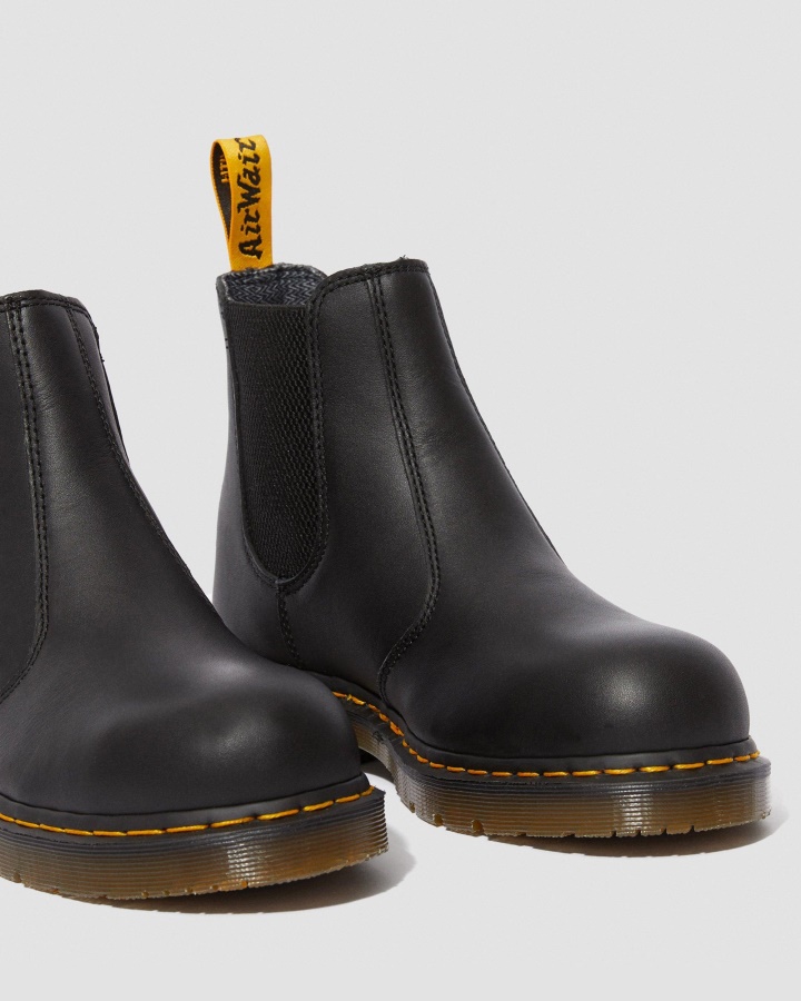 Fellside Full Grain Chelsea Work Boots Dr.martens Romania Black Industrial Full Grain
