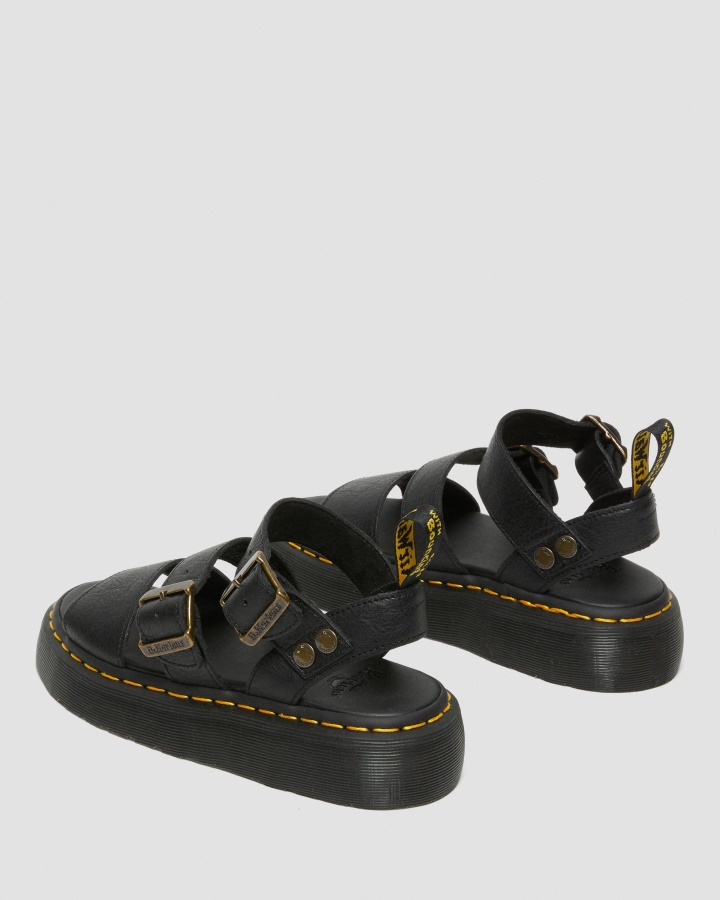 Sandale Gladiator Dama Platforma Gryphon Dr.martens Romania Negru Pisa
