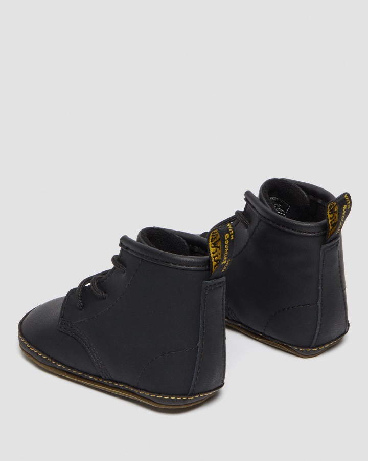 Papuci Negri Dr.martens Romania Nou Nascut 1460 Auburn Piele