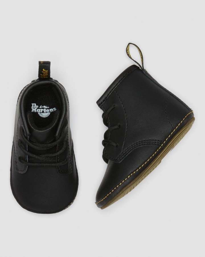 Papuci Negri Dr.martens Romania Nou Nascut 1460 Auburn Piele