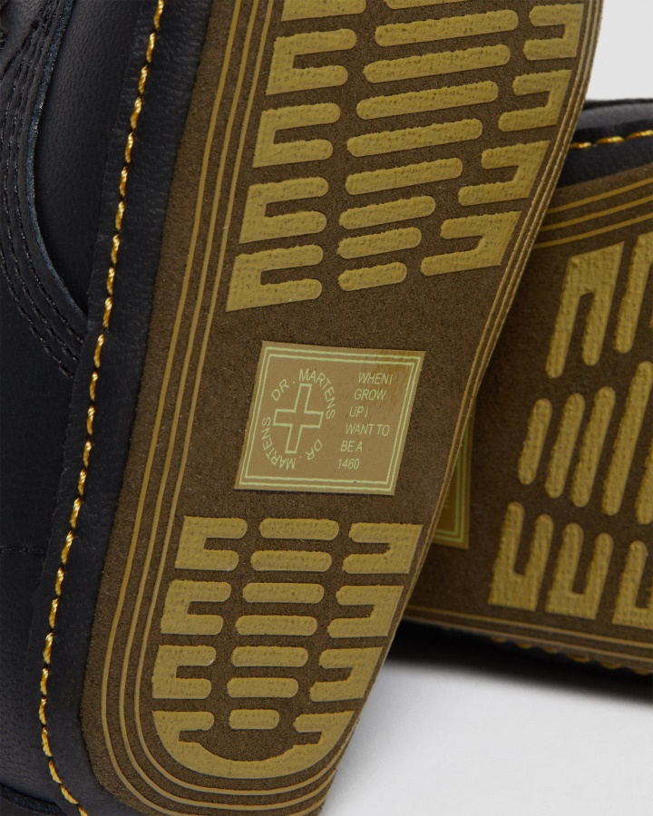 Papuci Negri Dr.martens Romania Nou Nascut 1460 Auburn Piele