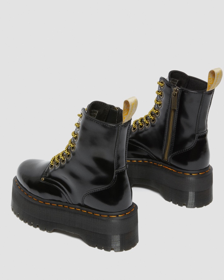 Cizme Vegane Jadon Max Platform Canada Dr.martens Romania Oxford Negru