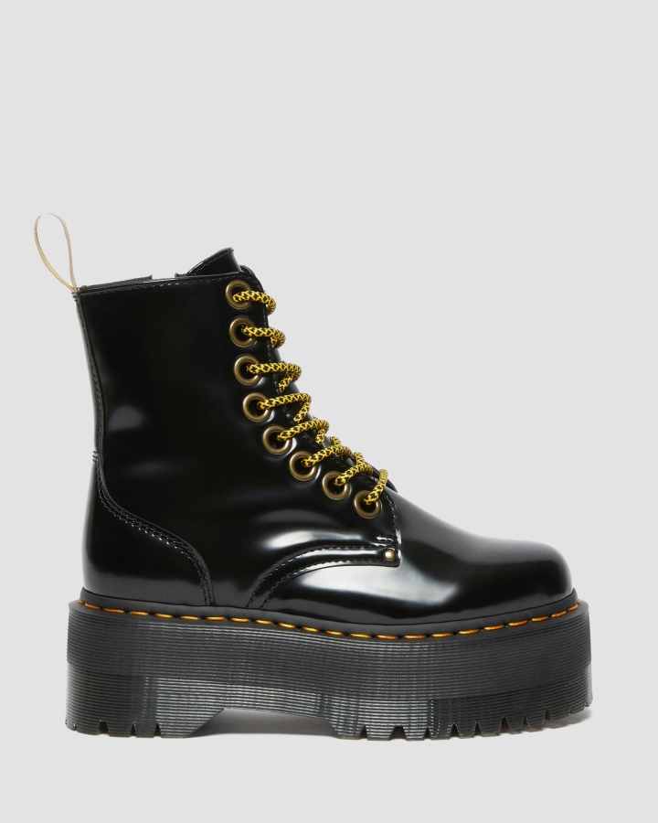 Cizme Vegane Jadon Max Platform Canada Dr.martens Romania Oxford Negru