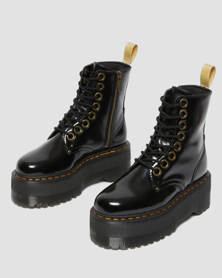 Cizme Vegane Jadon Max Platform Canada Dr.martens Romania Oxford Negru