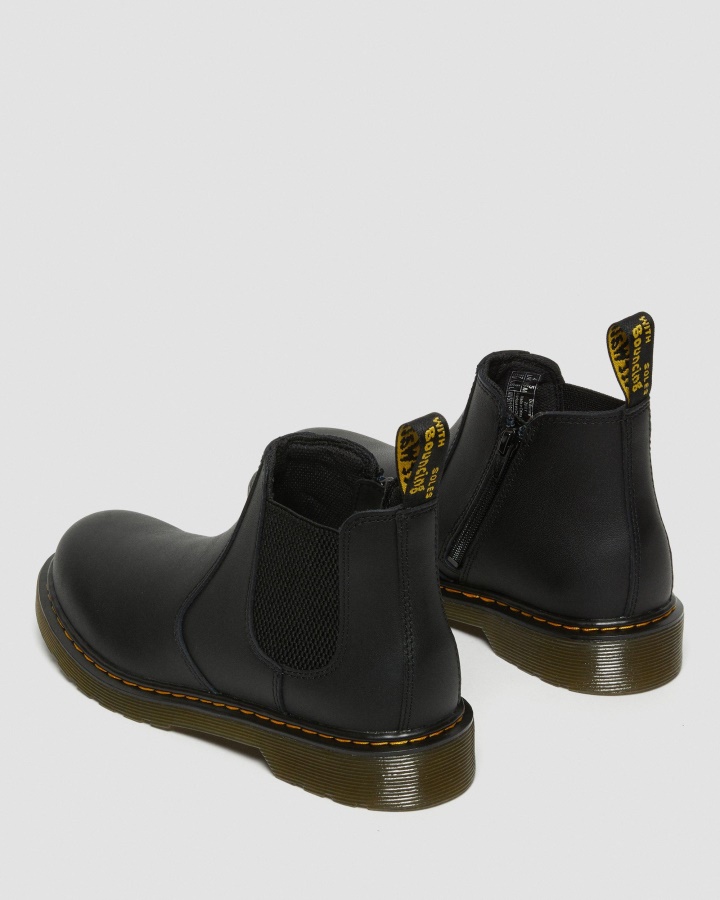 Cizme Chelsea Din Piele Softy T Dr.martens Romania Tineret 2976 Negru