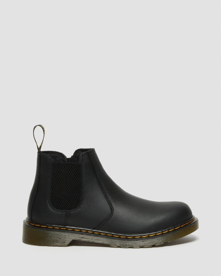 Cizme Chelsea Din Piele Softy T Dr.martens Romania Tineret 2976 Negru