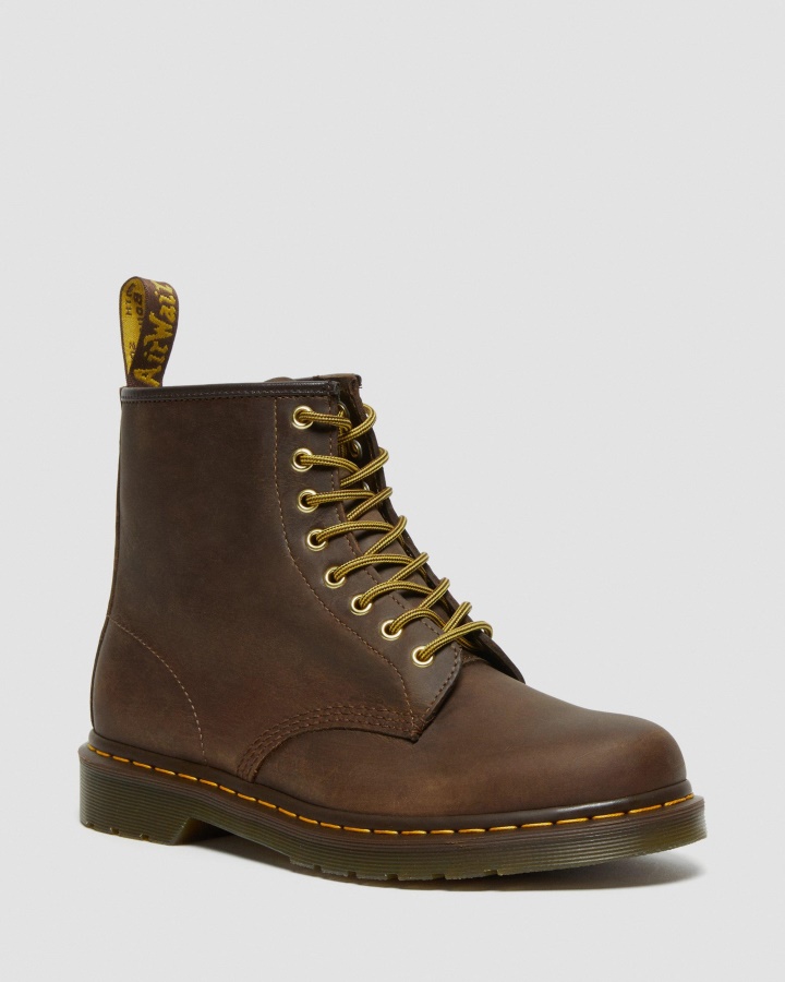 Cizme Maro Dr.martens Romania 1460 Crazy Horse Din Piele Cu Siret