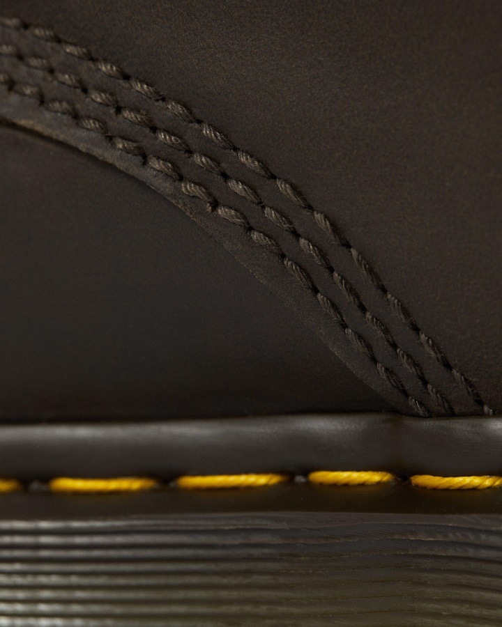 Cizme Maro Dr.martens Romania 1460 Crazy Horse Din Piele Cu Siret