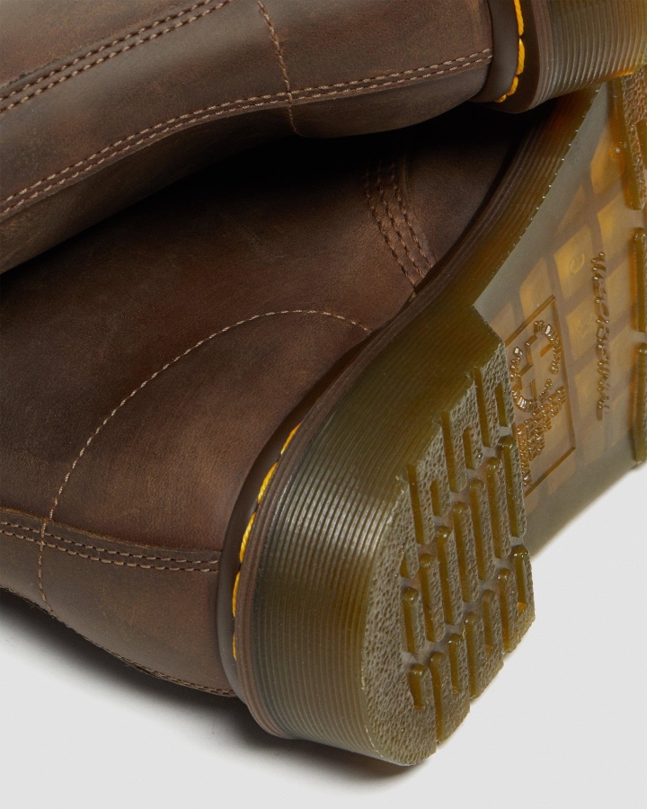 Cizme Maro Dr.martens Romania 1460 Crazy Horse Din Piele Cu Siret