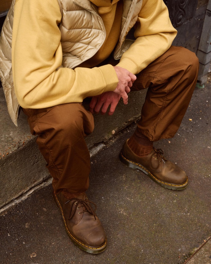 1461 Pantofi Oxford Din Piele De Cal Nebun Dr.martens Romania Maro Piele De Cal Nebun