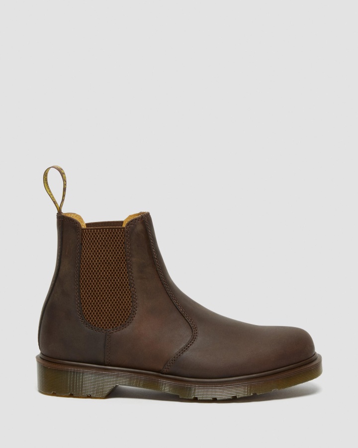 Cizme Chelsea Din Piele De Cal Nebun Maro Dr.martens Romania 2976 Crazy Horse