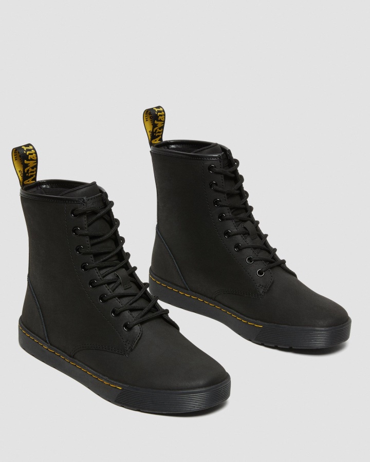 Dr.martens Romania Pantofi Casual Din Piele Neagra Cairo