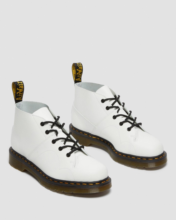Dr.martens Romania Cizme De Maimuta Din Piele Neteda Alb Biserica Din Piele Neteda