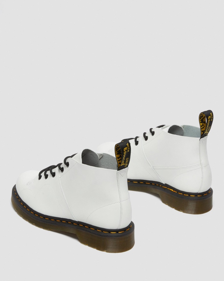 Dr.martens Romania Cizme De Maimuta Din Piele Neteda Alb Biserica Din Piele Neteda