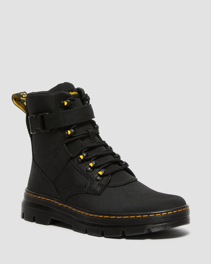 Dr.martens Romania Black Accord+poly Ripstop Combs Tech Ii Poly Casual Boots