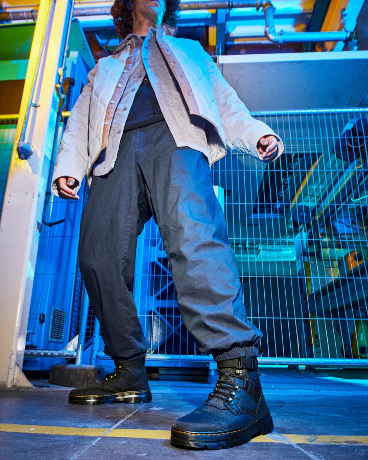 Dr.martens Romania Black Accord+poly Ripstop Combs Tech Ii Poly Casual Boots