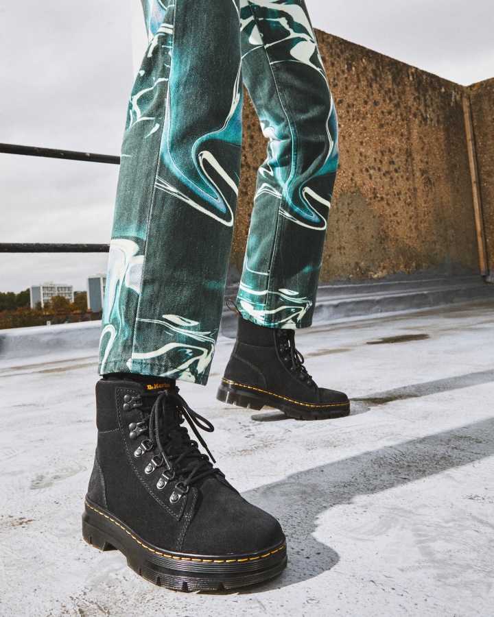 Piepteni Femei Piele Intoarsa Cizme Casual Negru Hi Piele Intoarsa Wp Dr.martens Romania