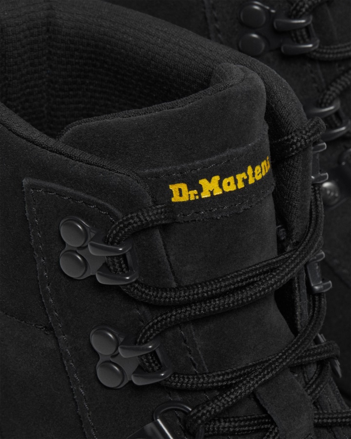 Piepteni Femei Piele Intoarsa Cizme Casual Negru Hi Piele Intoarsa Wp Dr.martens Romania