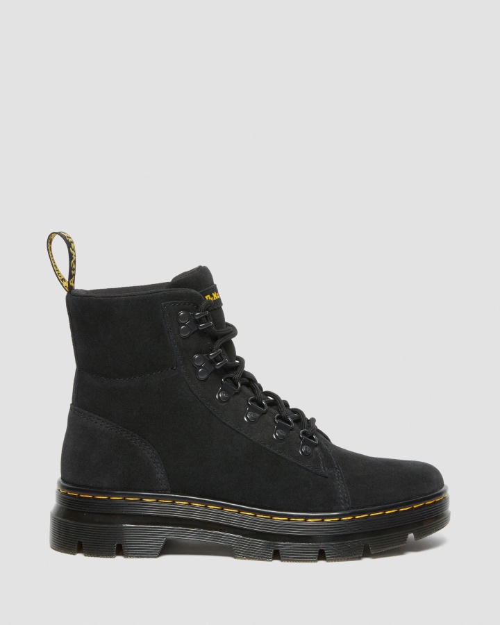 Piepteni Femei Piele Intoarsa Cizme Casual Negru Hi Piele Intoarsa Wp Dr.martens Romania