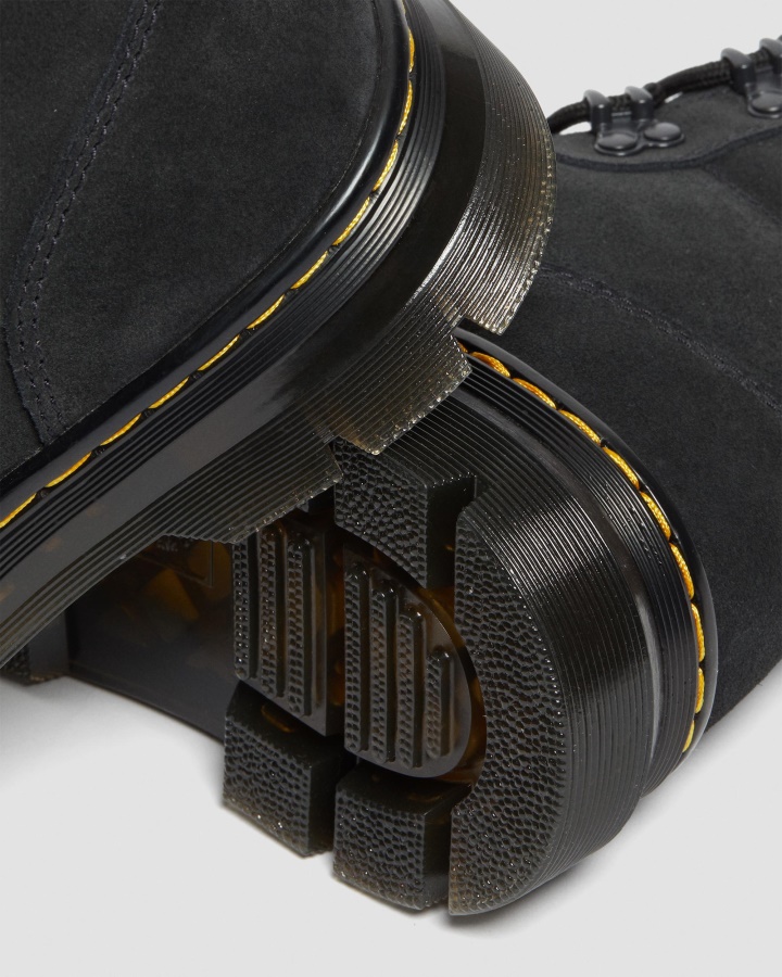 Piepteni Femei Piele Intoarsa Cizme Casual Negru Hi Piele Intoarsa Wp Dr.martens Romania