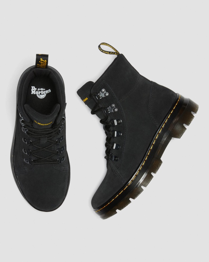 Piepteni Femei Piele Intoarsa Cizme Casual Negru Hi Piele Intoarsa Wp Dr.martens Romania