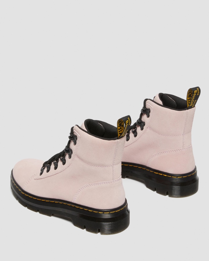 Piepteni Femei Piele Intoarsa Cizme Casual Roz Hi Piele Intoarsa Wp Dr.martens Romania