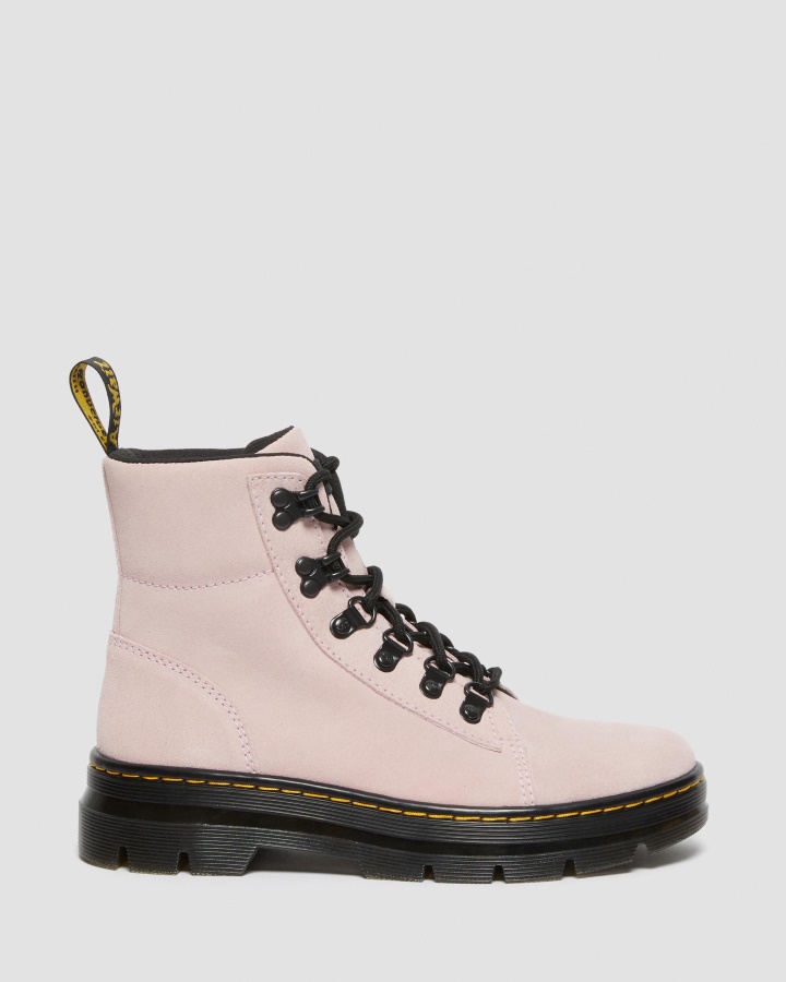 Piepteni Femei Piele Intoarsa Cizme Casual Roz Hi Piele Intoarsa Wp Dr.martens Romania