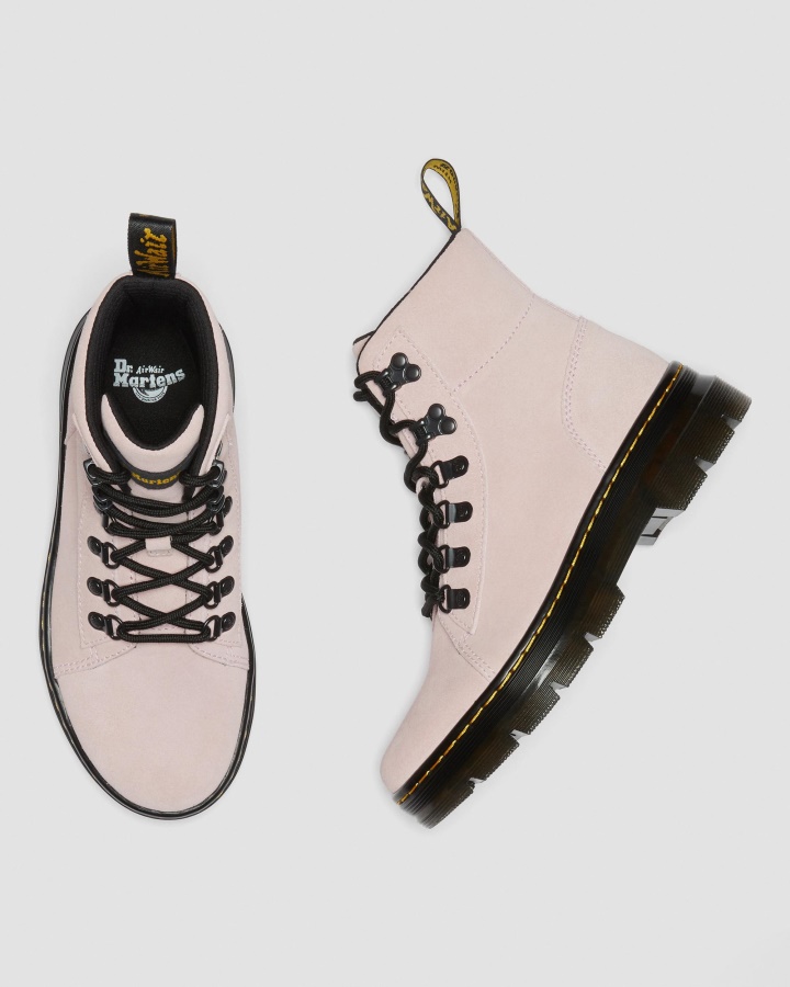 Piepteni Femei Piele Intoarsa Cizme Casual Roz Hi Piele Intoarsa Wp Dr.martens Romania
