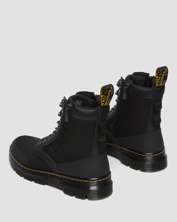 Cizme Casual Dr.martens Romania Piepteni Negri Cu Fermoar