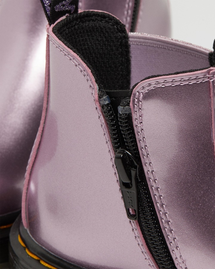 Cizme Chelsea Metalice Dr.martens Romania Pink Spark Junior 2976