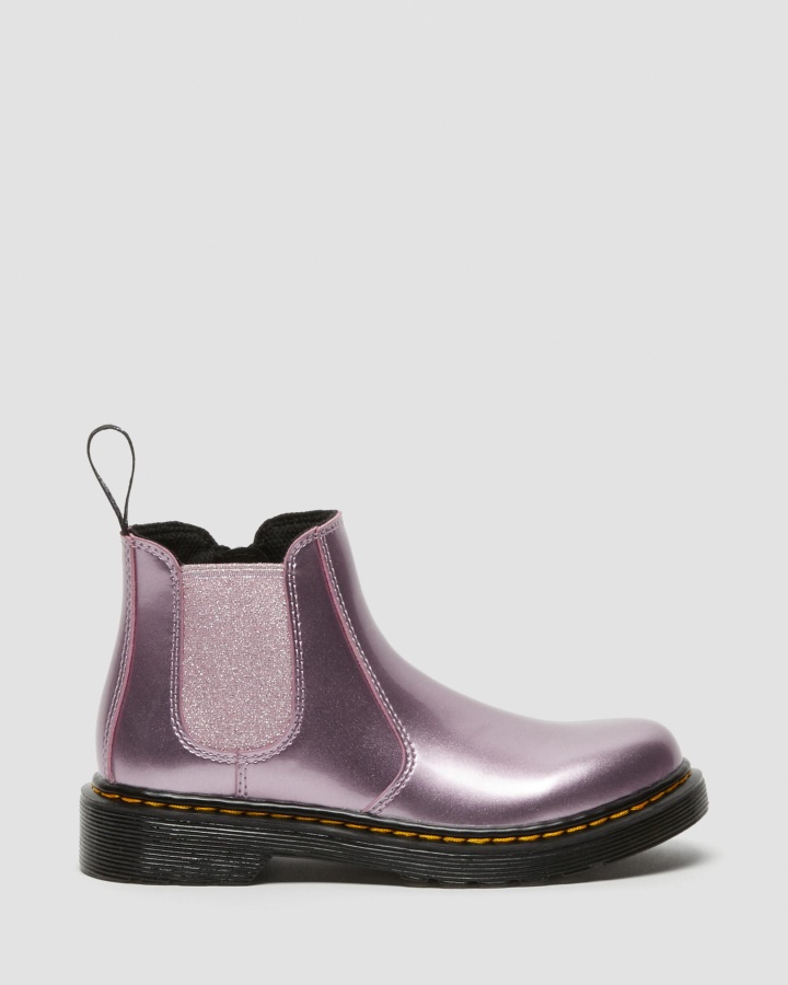 Cizme Chelsea Metalice Dr.martens Romania Pink Spark Junior 2976