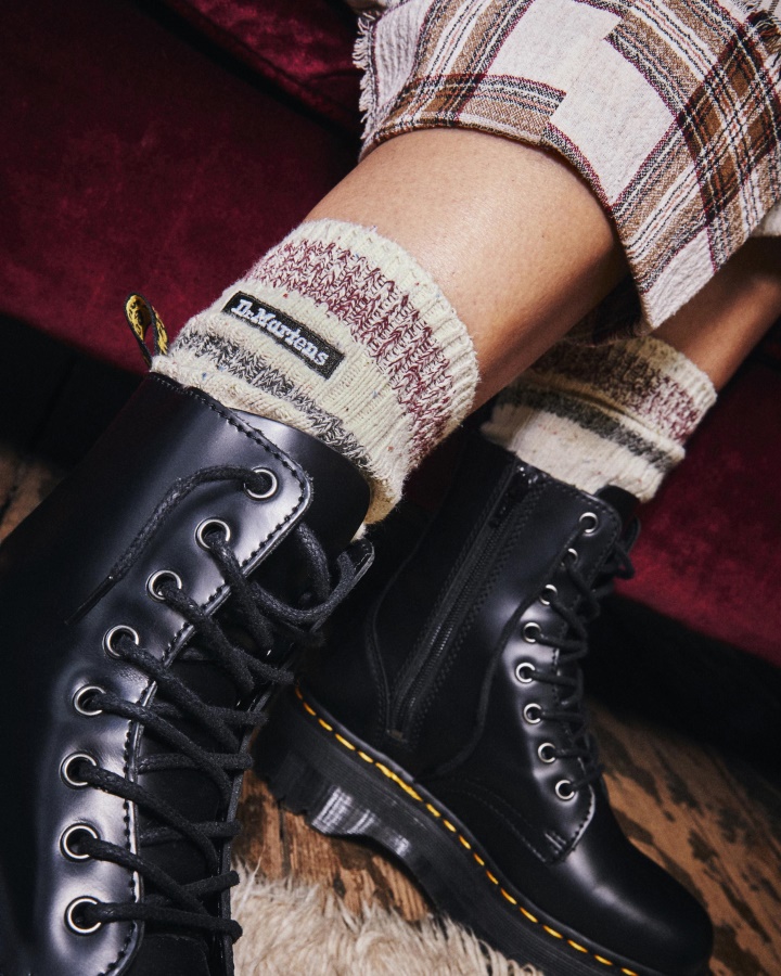 Dr.martens Romania Sosete Albe Din Amestec De Bumbac Marn