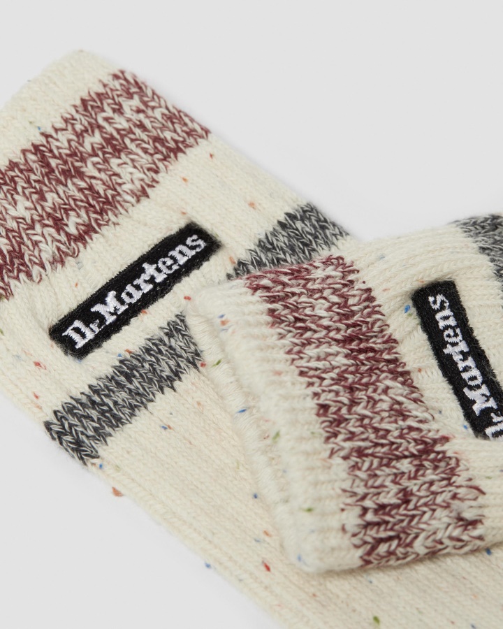 Dr.martens Romania Sosete Albe Din Amestec De Bumbac Marn