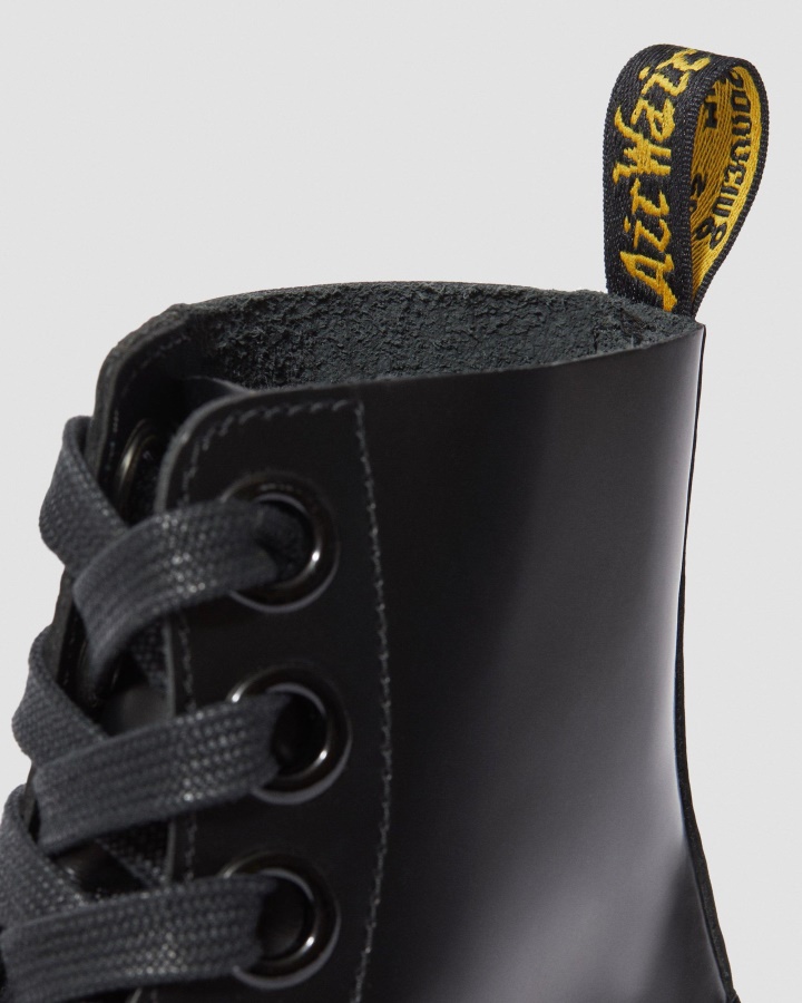 Dr.martens Romania Neagra Buttero Piele Molly Cizme Dama Piele Platforma