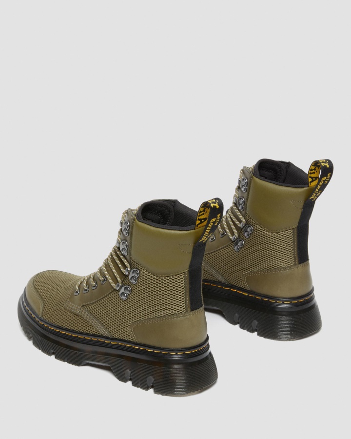 Cizme Utilitare Tarik Pentru Protecția Degetelor Dr.martens Romania Olive Premium Oil Skin Lamper+opencell Spacer Mesh
