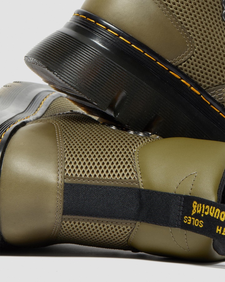 Cizme Utilitare Tarik Pentru Protecția Degetelor Dr.martens Romania Olive Premium Oil Skin Lamper+opencell Spacer Mesh