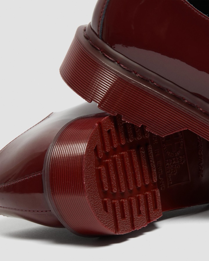 1461 Made In England Mono Pantofi Oxford Din Piele Lacuita Dr.martens Romania Rosie