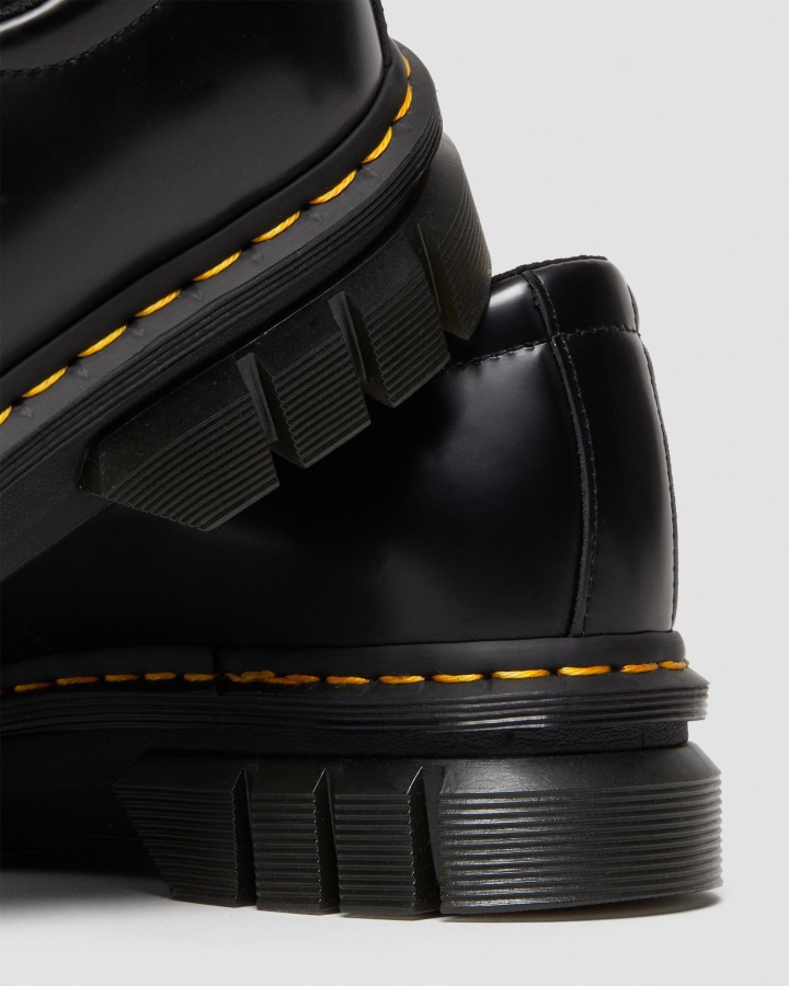 Rikard Pantofi Cu Platforma Piele Neteda Lustruita Neagra Lustruita Neteda Dr.martens Romania